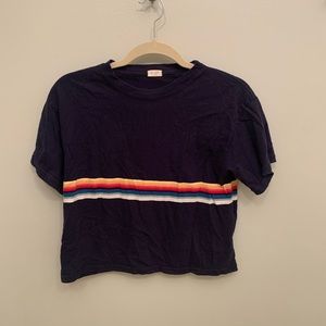 Striped Navy Top